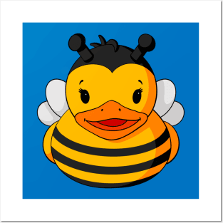 Bee Rubber Duck Posters and Art